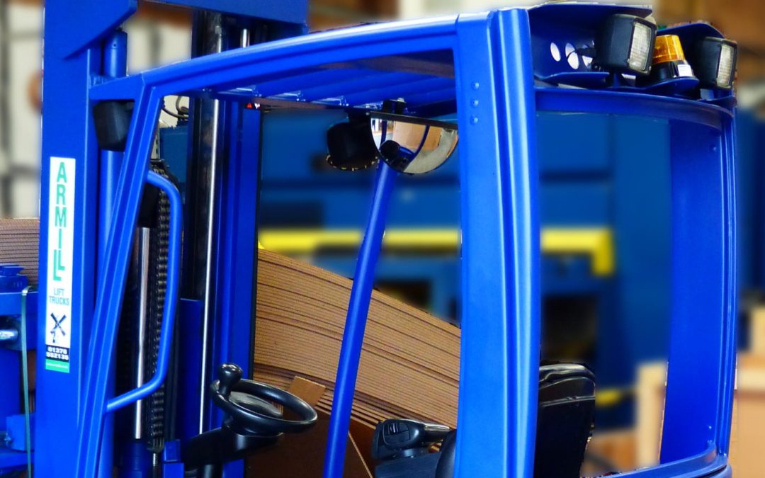 Swapping diesel for electric powered forklift trucks